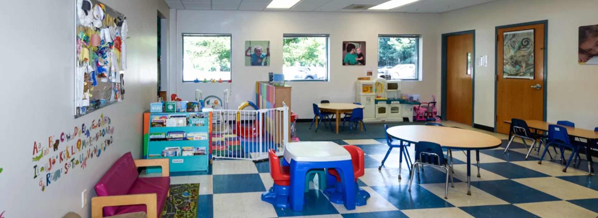 Child watch room at Guilderland branch