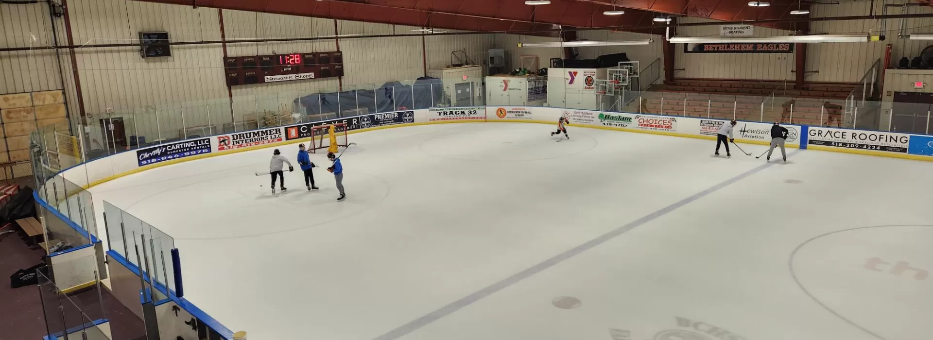 people playing ice hockey