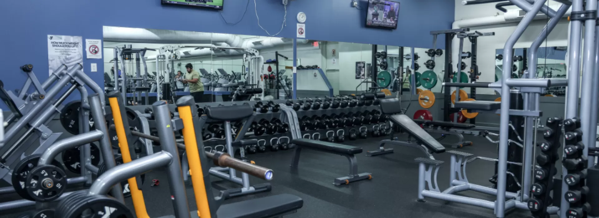 Troy's weight room and wellness center
