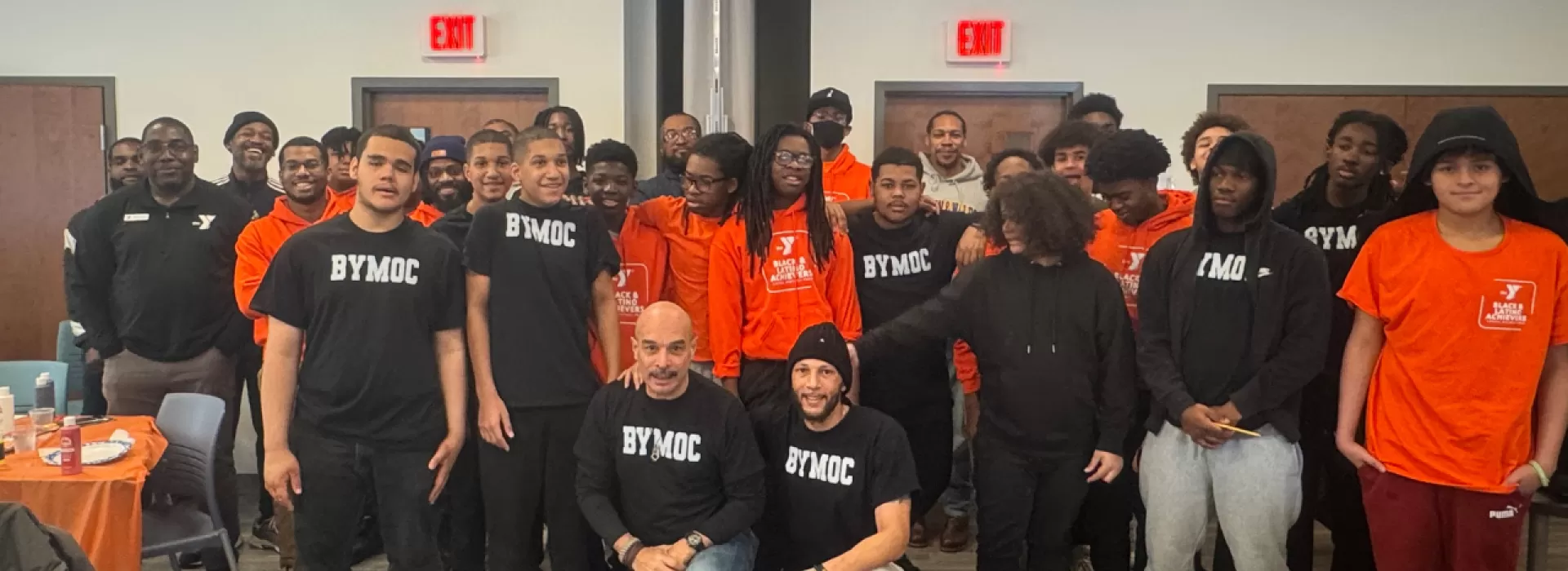 Teens participating in BYMOC